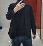 罗蒙（ROMON）男士防晒西服26年夏季商务免烫高档单西凉感外套上衣黑色L 实拍图