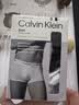 【95成新】Calvin Klein内衣男士ck三条装提花棉质防夹臀低腰平角内裤U2664 M   实拍图