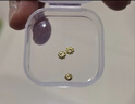 御邪黄金999足金转运珠齿轮手串手绳搭配diy礼物男女款情人节礼物 齿轮珠:约0.03g单颗 实拍图