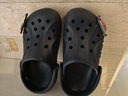 CROCS卡骆驰贝雅儿童洞洞鞋户外包头童鞋沙滩鞋凉鞋拖鞋/207013/207012 深蓝色-410 28 (165mm) 实拍图