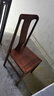 紫文轩全实木餐桌椅子全套小户型折叠方圆两用桌子乌金木饭桌新中式圆桌 【乌金木榫卯工艺】 一桌6椅 135x85x75cm 实拍图