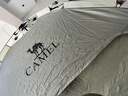 骆驼（CAMEL） 户外帐篷黑胶折叠便携式野营帐露营装备过夜防雨遮阳防晒 沙绿色【黑胶防晒】，A111-3C 双层液压 实拍图
