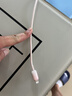 品胜苹果数据线PD27W快充Type-C充电器线转Lightning冰晶渐变 适用iPhone14/13/12/XR/8手机平板车载粉 实拍图