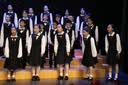 富罗迷女童皮鞋春秋季软底百搭小女孩校园演出鞋儿童单鞋 黑色 38  实拍图