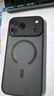 卡莱澳【肤感磁吸】适用iPhone17promax手机壳 苹果17promax保护套 磁吸无线充电磨砂防摔软边套 黑色 实拍图
