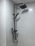 惠达卫浴淋浴花洒套装精铜主体增压花洒家用卫生间沐浴洗澡惠达花洒 DW13数显氛围灯-加大置物【精铜】 实拍图