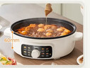 美的（Midea）家用电饼铛烙饼锅 早餐机三明治煎烤机电火锅炒锅烤肉锅 60mm加深 多功能电煎锅抗菌电饼档KE3062 实拍图