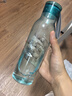 乐扣乐扣（LOCK&LOCK）ECO户外运动水杯户外便携塑料水壶男女学生杯子550ML绿色 实拍图