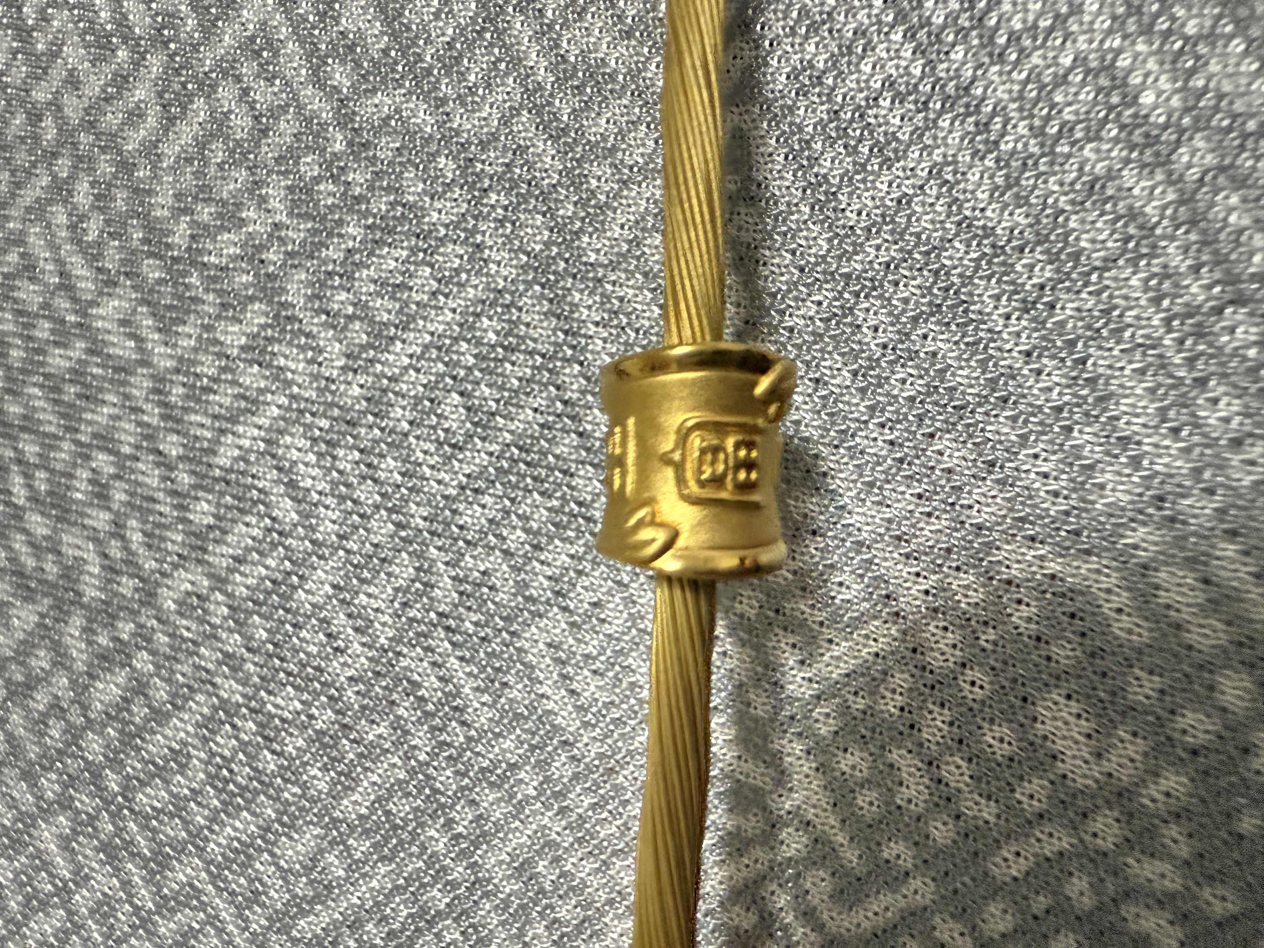 周生生富竹一生黄金转运珠足金Charme竹节富字串珠94329C定价  实拍图