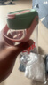 600ml花茶吸管杯郁金香杯大容量塑料水杯高颜值茶水分离便携杯子 绿色 实拍图