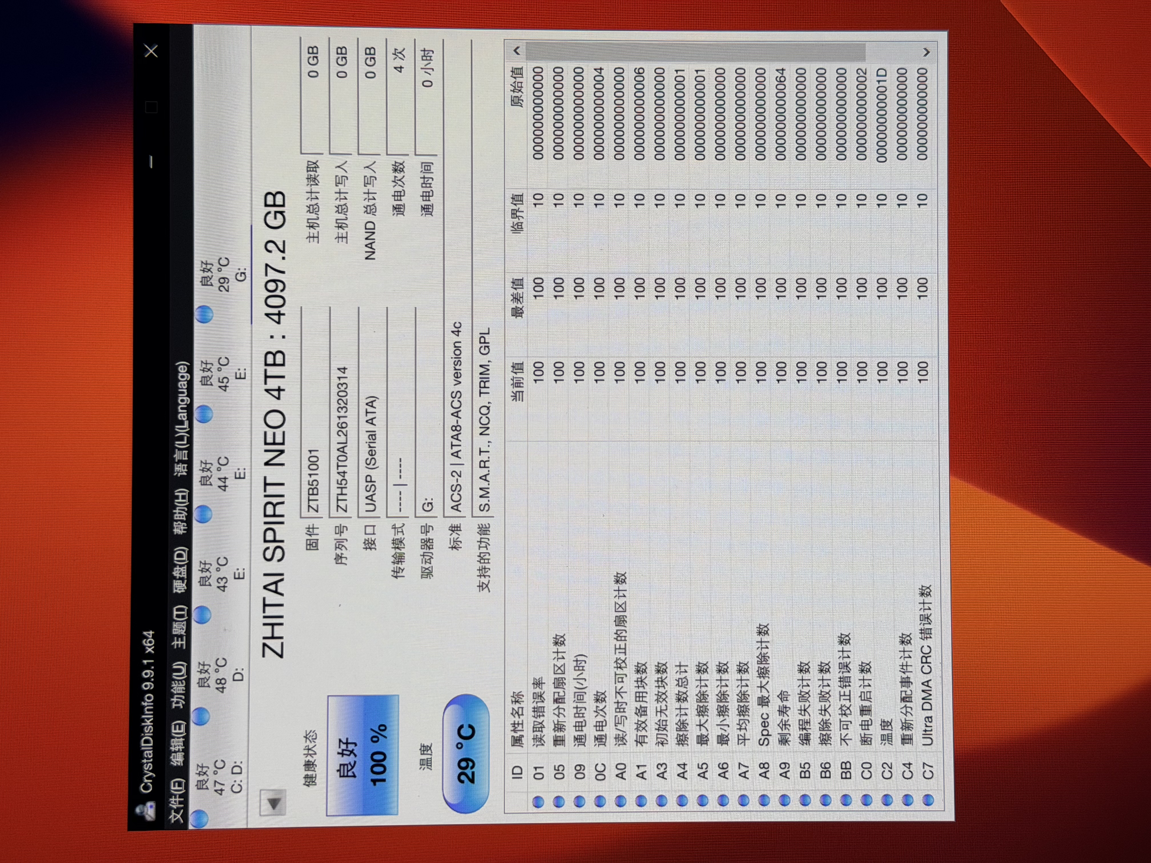 致态（ZhiTai）长江存储 4TB Type-c USB 3.2 移动固态硬盘（PSSD）灵·潮流版读速2000MB/s磁吸 手机直连 星耀黄 实拍图