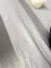 红豆纯棉被套单件新疆全棉被罩单人学生宿舍被子套160*210cm浅灰+卡其 实拍图