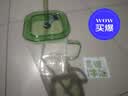 CORONATION【微波炉专用】耐热透明方形杯彩把高硼硅玻璃杯可电陶炉直烧简约 【绿】单杯900ML+盖+吸管 实拍图