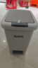 五月花脚踏垃圾桶带盖10L脚踩手按双开盖客厅厨房卫生间垃圾桶家用大号 实拍图
