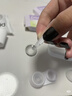 可啦啦精选美瞳日抛大小直径自然2片试用近视隐形眼镜 玻璃糖棕 0度 实拍图