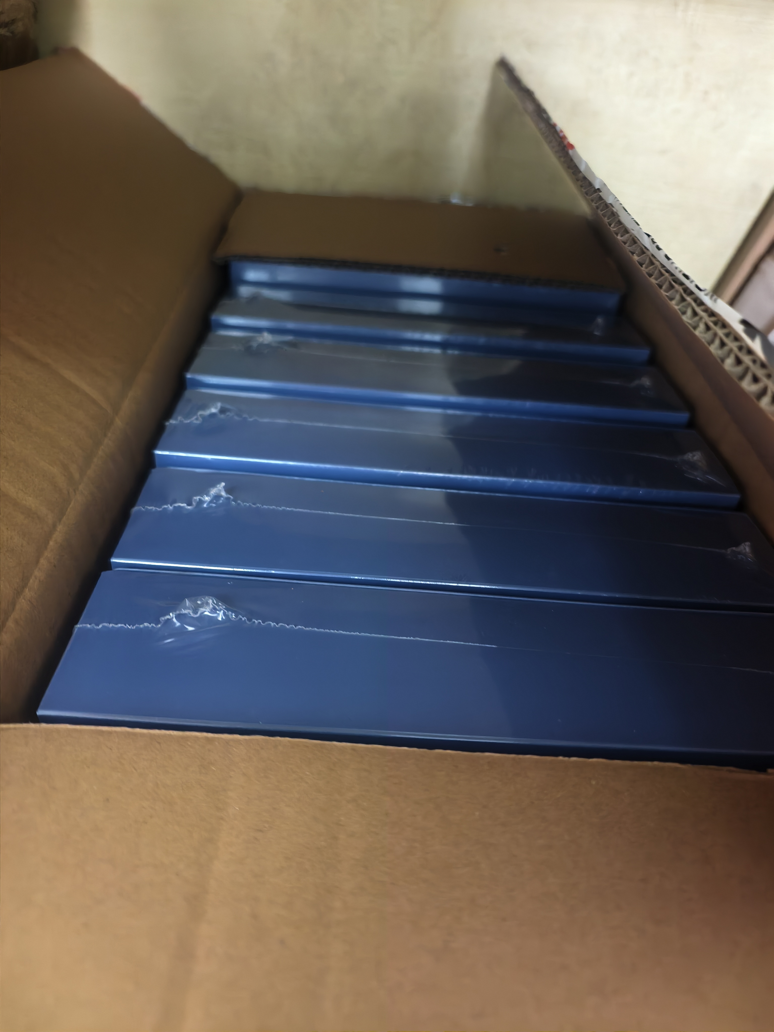 晨光（M&G）(M&G)文具A4/55mm蓝色粘扣档案盒办公文件盒睿智系列党建资料盒/财务凭证收纳盒10个装ADMN4022 实拍图