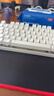 达尔优（dareu）EK810双模无线键盘 机械键盘 笔记本电脑游戏键盘 2.4G办公键盘长续航 104键 白色茶轴 实拍图