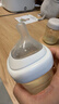 HEGEN海格恩新生儿防胀气奶瓶1-6个月以上ppsu仿母乳宽口径婴儿奶瓶 150ml+ 240ml （白）1-6月 实拍图