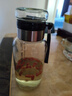 【送杯套】大容量加厚玻璃杯子便携杯茶水分离带杯套泡茶水杯 透明 1000ml吨吨桶 1只装 实拍图