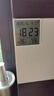 得光86型面板磁吸时钟温湿度计冰箱贴家用厨房室内小型数字时间显示桌面壁挂墙式日期万年历电子钟表 白色【单只装】 实拍图