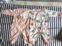 欢喜小熊婴儿连体衣春季新生儿蝴蝶衣宝宝纯棉衣服春秋天打底衣和尚服 实拍图