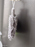 无印良品雪尼尔擦手球2条擦手毛巾厨房卫生间可爱抗菌不易掉毛擦手巾灰+白 实拍图