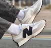 NEW BALANCE夏季运动鞋男鞋女鞋百搭复古米白色休闲鞋327系列MS327FE 44 实拍图