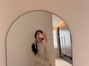 樱花然100%桑蚕丝高端手工卷边小方巾女百搭春夏季装饰领巾送老婆礼盒装 驼色 65X65CM 实拍图
