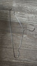 京东京造 太空系列 衣架实心不锈钢晾衣架无痕衣服挂衣撑子加粗成人款20个 实拍图