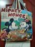 【物超所值】时尚休闲帆布包女单肩包上班托特包帆布袋卡通包包 米老鼠 大包 实拍图