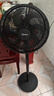 美的（Midea）【超级单品】七叶轻音立式电风扇家用柔风落地扇台式桌面小型风扇大风量节能摇头宿舍电扇 SAF30AB 实拍图