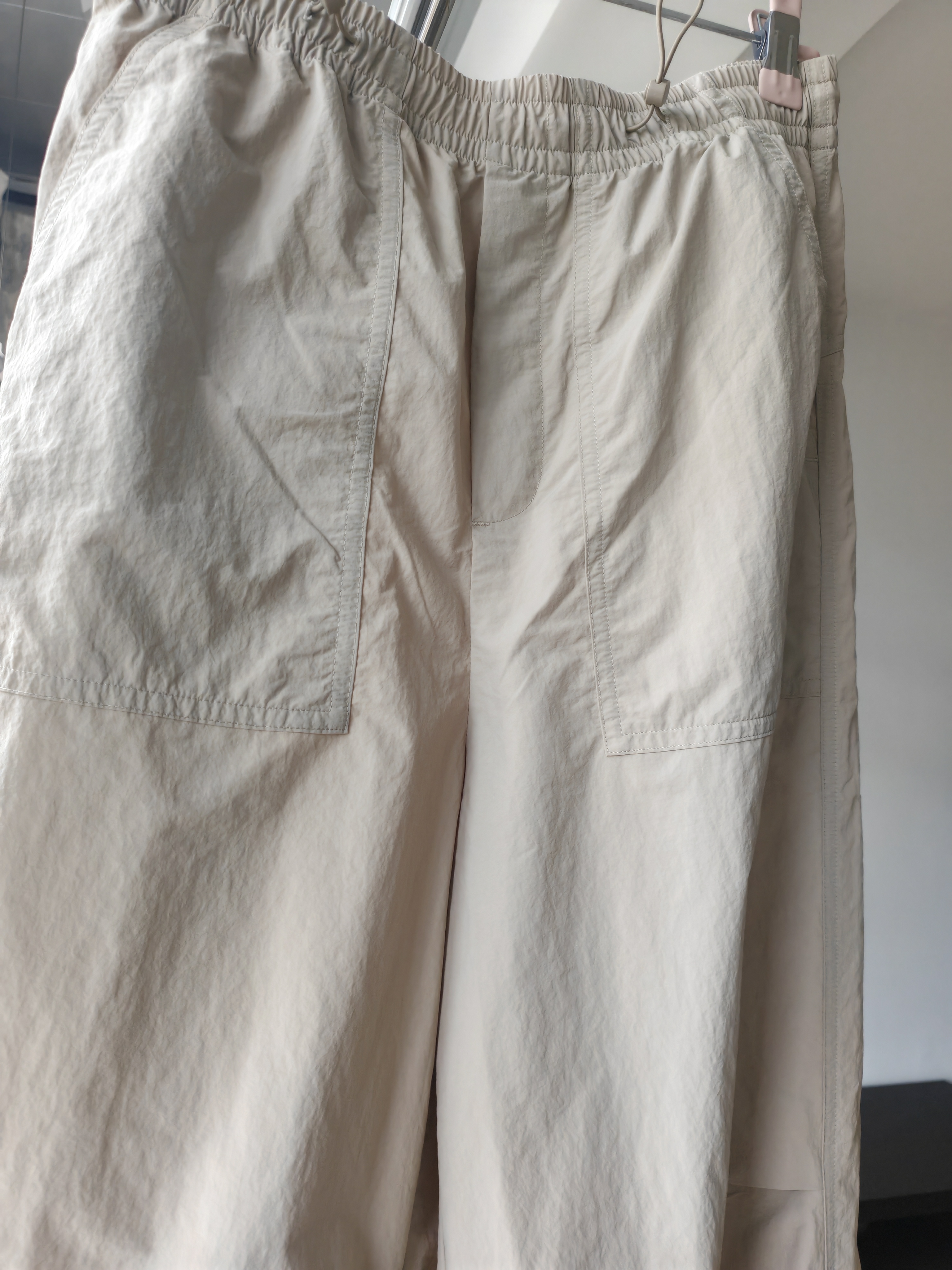 蕉下（beneunder）工装降落伞兵裤女士速干裤登山宽松阔腿防晒裤DS673 实拍图