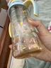 贝亲（Pigeon）防胀气 自然成长翻盖直饮吸管 大童奶瓶330ml 马戏团 18月+ AA279 实拍图