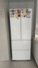 海尔（Haier）冰箱416/412升「小红花2.0」法式多门四门594mm超薄零嵌入式70cm宽风冷无霜大容量家用电冰箱补贴 416升冰雪白|594超薄零嵌|700超窄机身 实拍图