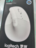 罗技（Logitech）Lift人体工学鼠标 垂直鼠标 小手鼠标 无线蓝牙鼠标 3台设备秒切换 带Logi Bolt接收器 白色 实拍图