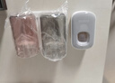 ecoco牙刷杯置物架 免打孔漱口杯牙刷架壁挂式浴室卫生间洗漱置物架 情侣双杯 实拍图