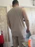 猫人【莫代尔】男士睡衣男春秋季2026年新款背心短裤休闲风家居服套装 实拍图