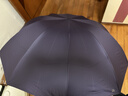 天堂伞加大号超大雨伞男女三人10骨黑胶防晒遮阳伞广告伞企业定制logo伞  【10骨黑胶防晒升级款】深紫色 实拍图