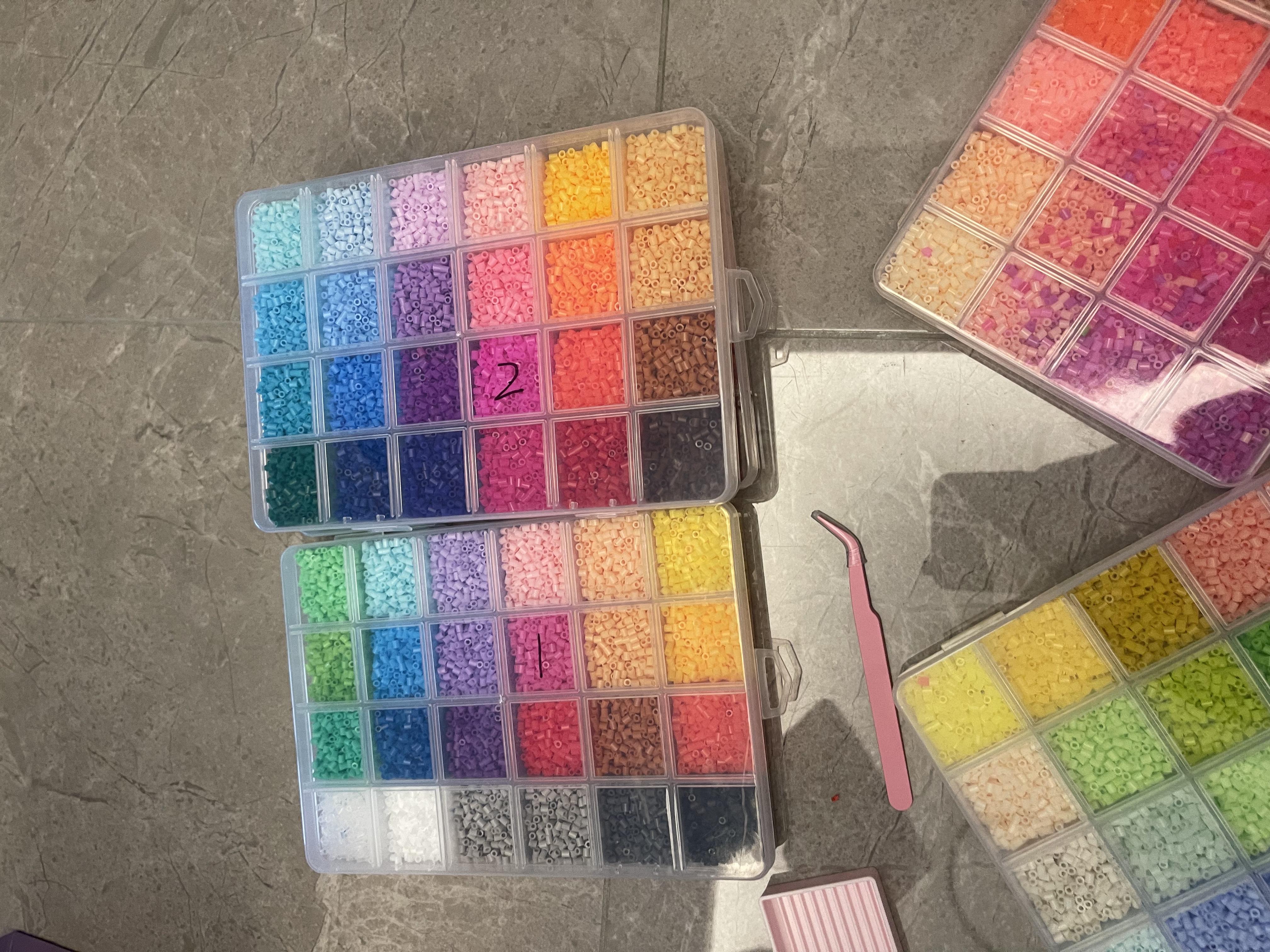 星星泡银河库洛米拼豆豆手工diy全套装小女孩生日礼物带熨斗工具套餐mard豆 实拍图