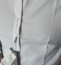 罗蒙（ROMON）纯色商务职业正装男士白衬衫工装外套长袖衬衣男CS108白色4XL 实拍图