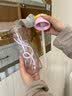 BABLOV儿童成人吸管水杯夏日女生高颜值运动杯子大容量外出手提便携杯 实拍图