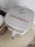 美的（Midea）【价保618】0氟新风炎烤空气炸锅家用 6.5L大容量多功能免翻面双可视空气炸锅蒸烤一体烤箱KZC6521 实拍图