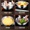 欧乐多（Olodo）德国304不锈钢盆加厚汤盆洗菜盆大号和面盆打蛋盆厨房盆料理盆子 加厚平底【28cm】可电磁炉加热 实拍图