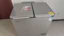 新飞【价保618】170L双温家用冷柜全空间减霜一级冷藏冷冻冰柜节能省电宽幅变温BCD-170KAT/L国家补贴 实拍图