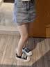 回力女鞋帆布鞋女新款秋季潮流百搭黑色低帮透气轻便学生运动板鞋子 黑色 37 实拍图