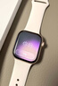 Apple/苹果 Watch S11 智能手表GPS款46毫米玫瑰金色铝金属表壳淡桃粉色运动型表带S/M MEVT4CH/B 实拍图