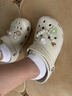 卡骆驰（CROCS）檀健次同款经典洞洞鞋轻便百搭女沙滩鞋包头拖鞋男鞋|10001 骨白色-2Y2(含智必星) 39 (240mm) 实拍图