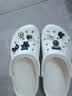 卡骆驰（CROCS）贝雅卡骆班洞洞鞋轻便耐磨一脚蹬休闲鞋女鞋时尚沙滩鞋|205089 冬日白/彩色-1LI 40 (250mm) 实拍图