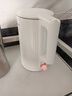 美的（Midea）电热水壶烧水壶食品级304不锈钢自动断电双层防烫全钢无缝1.5L容量 MK-HJ1566【价保618】 实拍图