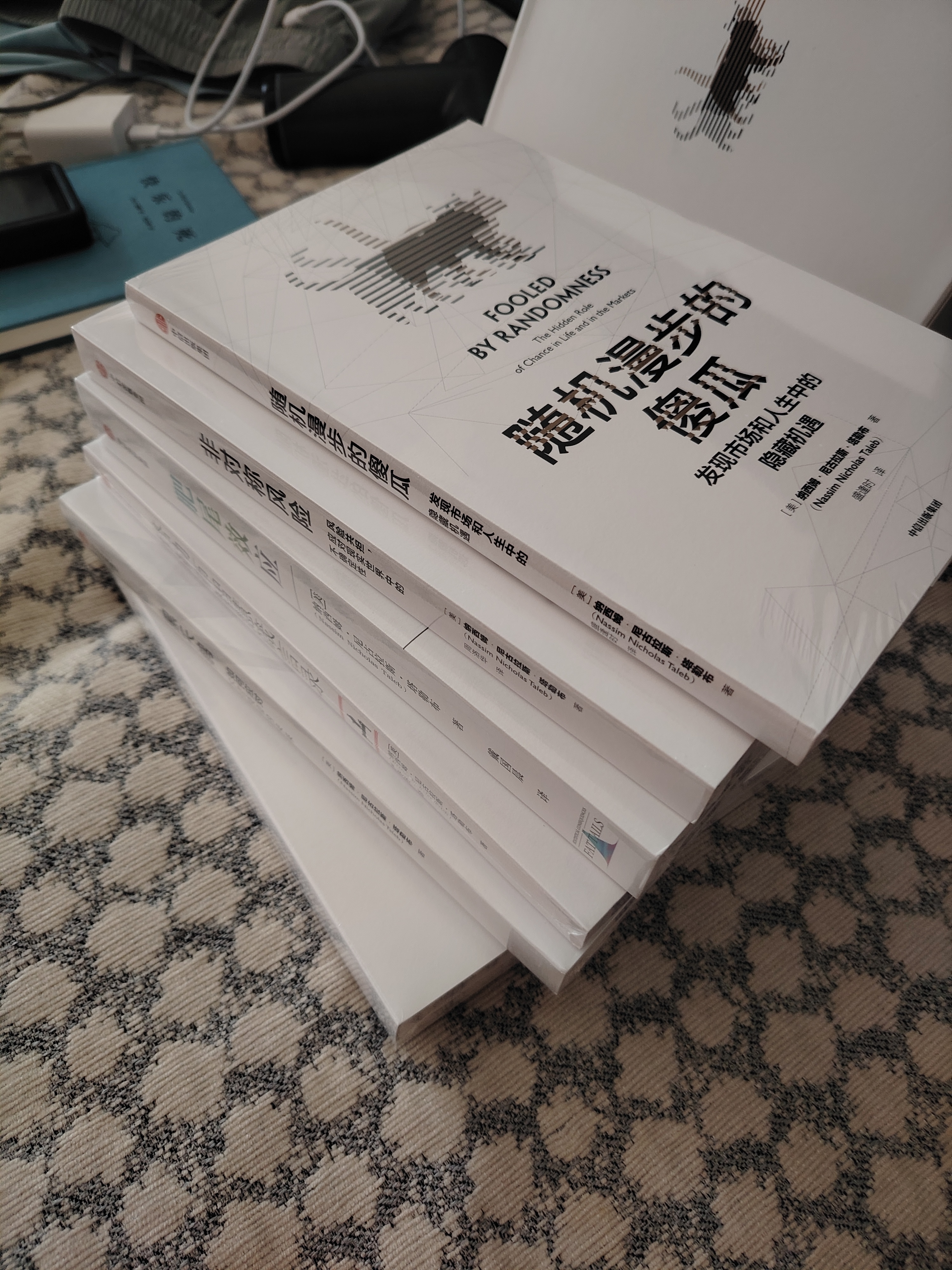 【典藏版】塔勒布经典系列（全6册）定制函盒包装 黑天鹅+反脆弱+随机漫步的傻瓜+非对称风险+肥尾效应+塔勒布智慧箴言录 纳西姆 尼古拉斯 塔勒布著 中信出版社 实拍图